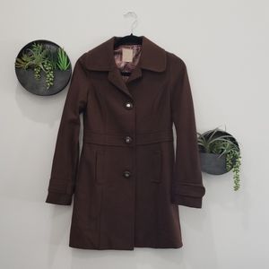 Tulle Brown Peacoat
